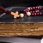 Christian faith symbol and bible.
