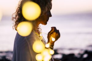 Emotional concept of hope and faith